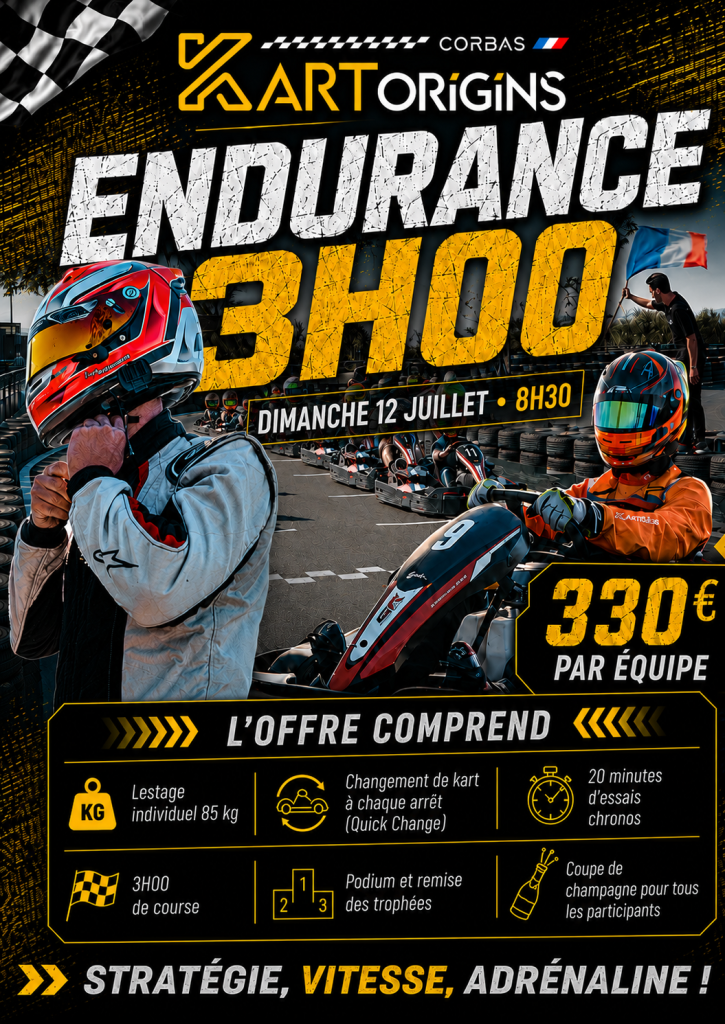 Kart Origins | Votre karting sur la région de Lyon